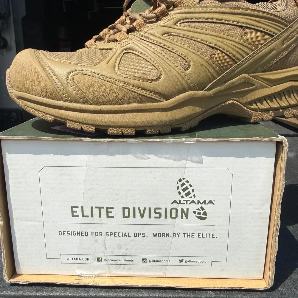 Altama Aboottabad Trail Low Tactical Shoes Womens 7W Coyote Tan 355003